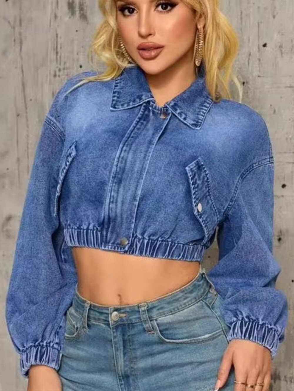 Cropped Jean Jacket